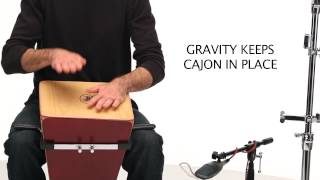 Pearl Jesus Diaz 12quot Tumbadora Cuban Cajon and Stand Mount [upl. by Molahs]