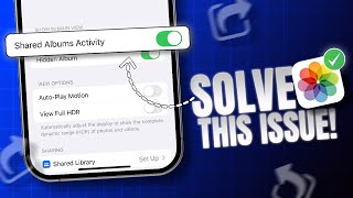 How To Solve Shared Album Invite Not Showing Up on iPhone or iPad  iOS Shared Album Not Working [upl. by Hanima113]
