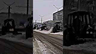 гСургут Трактаристы agriculturefarming automobile miniagricuture agriculturalautomation farm [upl. by Sapers]