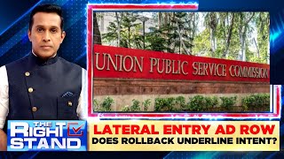 UPSC Lateral Entry Row  Lateral Entry AD Row Does Rollback Underline Intent  English News [upl. by Straub488]