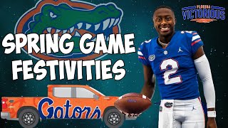 Gators Football Spring Game has AWESOME fan Experiences [upl. by Eardnoed446]