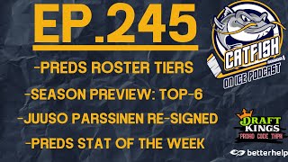 NASHVILLE PREDATORS 202425 SEASON PREVIEW THE TOP6 JUUSO PARSSINEN RESIGNED STAT OF THE WEEK [upl. by Sweet]