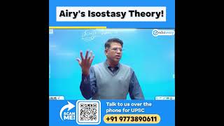 Airys Isostasy Theory upscpreparation civilserviceexam iasaspirants shorts [upl. by Alul]