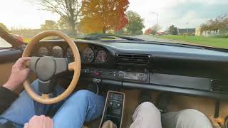 1989 Porsche 911 Speedster  Driving Video [upl. by Marciano]