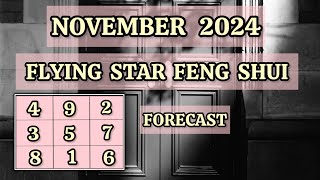 NOVEMBER 2024 ⭐️ FLYING STAR FENG SHUI FORECAST ⭐️ [upl. by Ahcsap]