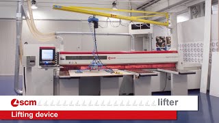 SCM quotLifterquot panel handling on horizontal beam saws [upl. by Frederic]