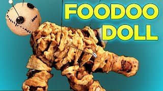 Deep Fried Voodoo Doll Using Chicken amp BaconWrapped Pork Loins  DFC [upl. by Mirth744]