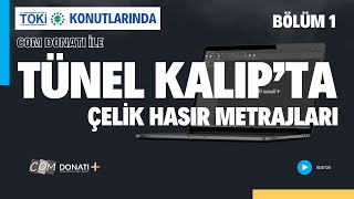 10 Dakikada Toki Tünel Kalıp Projelerinde Çelik Hasır Metrajı  Bölüm 1 [upl. by Efi]