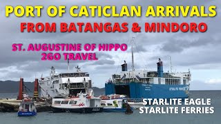 Port of Caticlan Arrivals  Gateway to Boracay Island Philippines  From Batangas amp Roxas Mindoro [upl. by Ayekat]