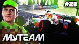 F1 2021 My Team Career Mode Part 23 RAIN IN MONACO [upl. by Storz]