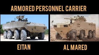 EITAN Israel vs AL MARED Jordan 8x8 APC Military Comparison [upl. by Sianna]