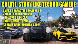 How To Create Story Like Techno Gamerz  GTA 5 Create Your Own Mission  Step By Step Tutorial [upl. by Rosenkrantz]