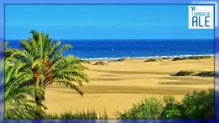 Gran Canaria Las Palmas Isole Canarie Documentario HD Playa del Ingles spiagge e vita notturna [upl. by Arella]