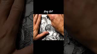 Drawing LEVI ACKERMAN 🥶🔥  Attack on Titan shorts satisfying drawing howtodraw [upl. by Ilocin]