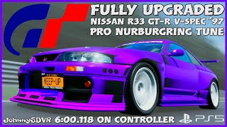 Gran Turismo 7  Nissan R33 GTR Vspec 97 Pro Tune  Nurburgring Setup  Original RB26 Engine [upl. by Ynobe]