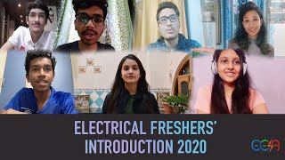 IIT Bombay Freshers Intro 2020  Electrical Engineering [upl. by Ellenet]