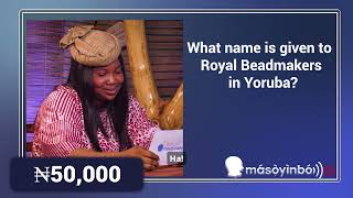 Masoyinbo Episode Fifteen Exciting Game Show Teaching Yoruba Language amp Culture Babela yoruba [upl. by Cupo]