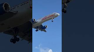 Amazing jet2 757 arrival onto 23R aviation planespotting jet2holidays [upl. by Adnwahsal]