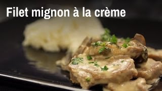 Filet mignon à la crème en moins de 10 minutes [upl. by Attelocin]