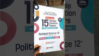 Arihant ISC iSucceed 15 Sample Question Paper for Class 12th Exam 2025 political science [upl. by Hafinah]