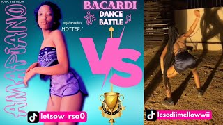 Bacardi Dance Battle Lesedii Melloww II vs Letsow RSA  Amapiano dancevideo [upl. by Aicxela47]