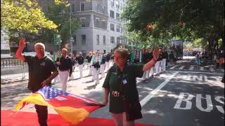 Bernburger Spielmannszug auf Steubenparade 2017 in New York [upl. by Connor]