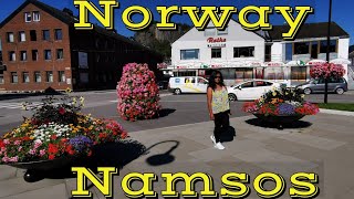 WALKING TOUR  NAMSOS  NORWAY 2020 [upl. by Emearg72]