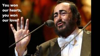 Pavarotti Sings Forever  English Version  Anna Maria Soprano [upl. by Irtimed829]