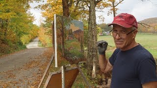 Painting Fall Foliage With Eric Tobin 551 [upl. by Lynnelle]