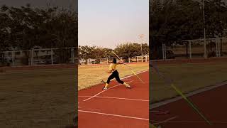 slow motion javelin session 🚀🚀sports [upl. by Busby]