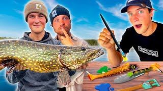 Catching Large Pike on my ONLINE DESIGNED BAIT From Photofish [upl. by Simonette]