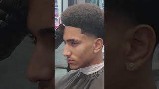 Mid tapered Fade dmvhairstylist barbershop dmvbarber barber haircut [upl. by Annmaria]