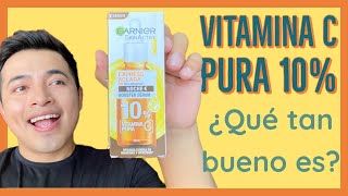 GARNIER EXPRESS ACLARA BOOSTER SÉRUM VITAMINA C PURA 10 Reseña detallada Erick Ortega [upl. by Erasaec694]