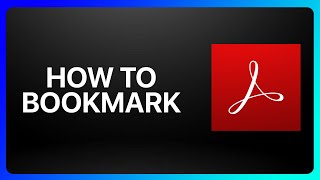 How To Bookmark In Adobe Acrobat Reader Tutorial [upl. by Llij298]