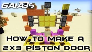 how to make the smallest 3x2 piston door like the yoglabs doors [upl. by Rico]