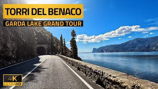 RIVA DEL GARDA  MALCESINE Scenic Road  Driving in 4K [upl. by Adna]