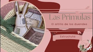 Tutorial álbum scrapbooking Las primulas parte 1 [upl. by Nylevol26]