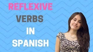 Learn Spanish Grammar Reflexive Verbs in Spanish With downloadable Cheat Sheet PDF [upl. by Pulling]