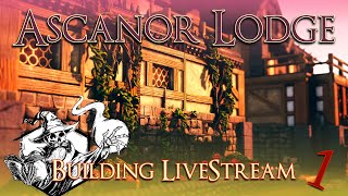 TaleSpire  Chill Building  Ascanor Lodge Part 1 [upl. by Hploda]