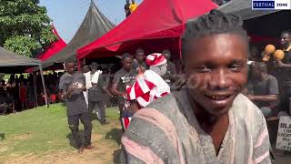 Komfour Abass Nana Akua Gyandu Final funeral rites at Obuasi [upl. by Ycul]