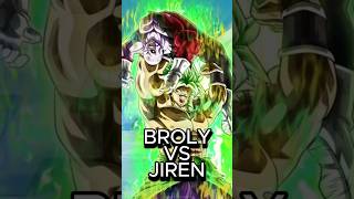 Broly vs Jiren  Who Would Win anime broly dragonballsuper [upl. by Assirehs]