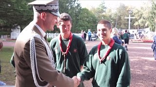 Ceremony in honour of Polish Soldiers LommelBE28Sept2014 [upl. by Orv]