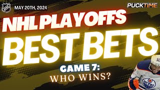 2024 NHL Playoffs Picks amp Predictions  Edmonton Oilers vs Vancouver Canucks Game 7  PuckTime 520 [upl. by Kuster260]