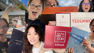 unboxing college acceptance packages [upl. by Sprung]