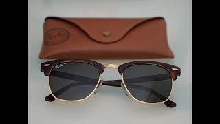 The Most Stylish RayBan Sunglasses RayBan Clubmaster RB3016 W0366 Gold Havana Tortoise Polarised [upl. by Caz879]