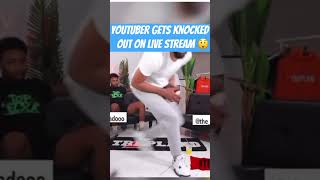 YouTuber Gets Knocked Out On Live Stream funny ufc boxing mayweather tankdavis viralvideo [upl. by Zephan817]