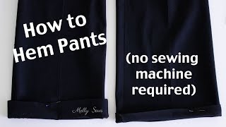 How To Hem Pants [upl. by Areivax104]