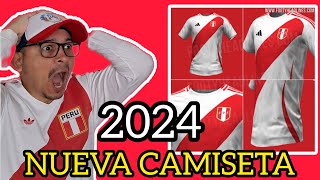 La NUEVA camiseta ADIDAS de la SELECCIÓN PERUANA para 2024 🇵🇪🔥😱 [upl. by Sal96]