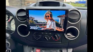 Removal radio Peugeot Partner 20082019 CarPlay [upl. by Adnole]