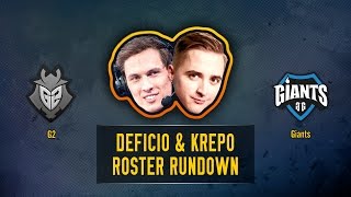 Deficio amp Krepo Roster Rundown G2 Esports amp Giants Gaming [upl. by Asreht]